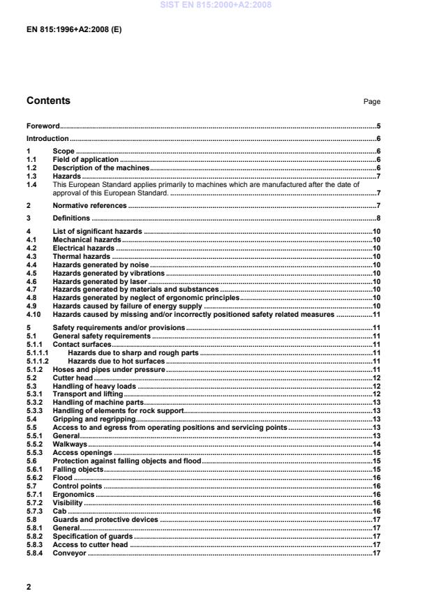 EN 815:1996+A2:2008 EN 815:2000+A2:2008 - Page 4 preview