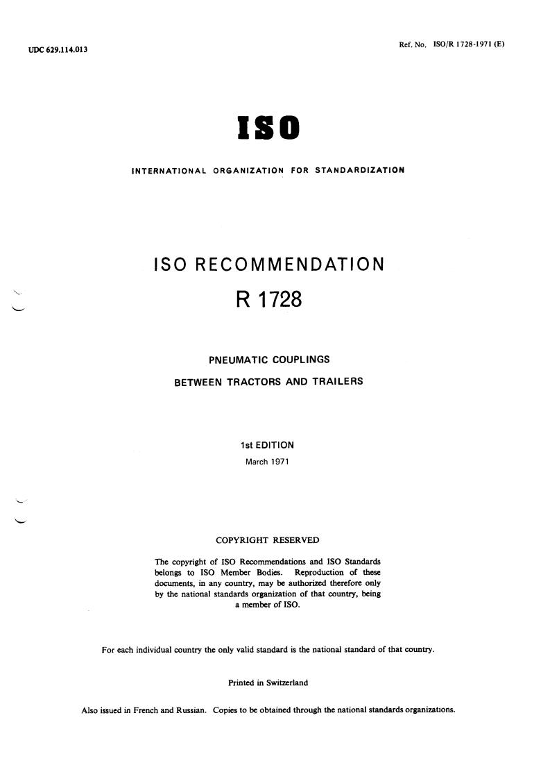 ISO/R 1728:1971 - Title missing - Legacy paper document
Released:1/1/1971