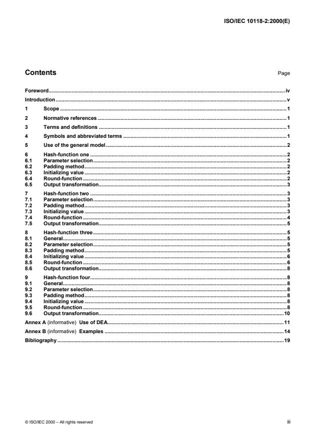 ISO/IEC 10118-2:2000 - Information technology -- Security techniques -- Hash-functions