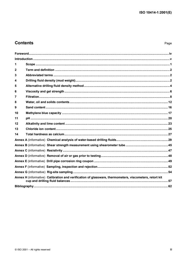 ISO 10414-1:2001 - Petroleum and natural gas industries -- Field testing of drilling fluids