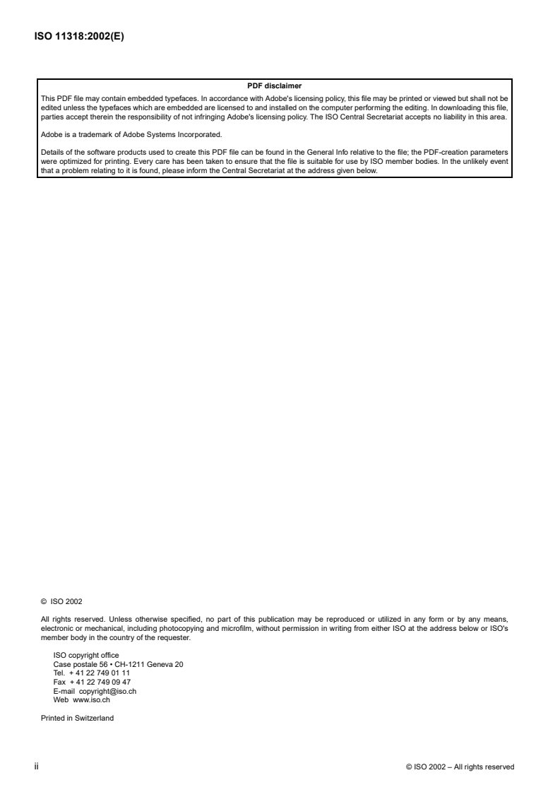 ISO 11318:2002 ISO 11318:2002 - Cardiac defibrillators — Connector assembly DF-1 for implantable defibrillators — Dimensions and test requirements
Released:8/15/2002 - Page 2 preview