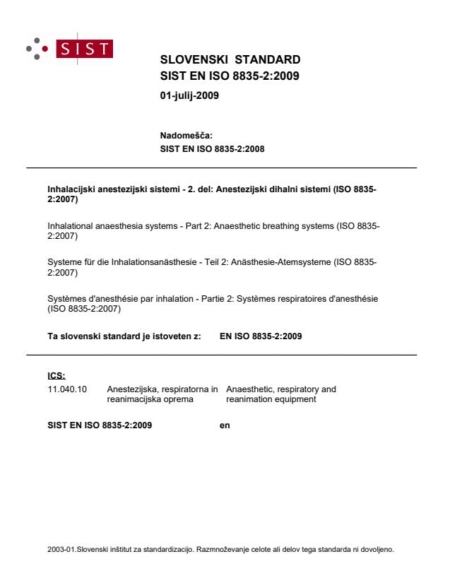 EN ISO 8835-2:2009