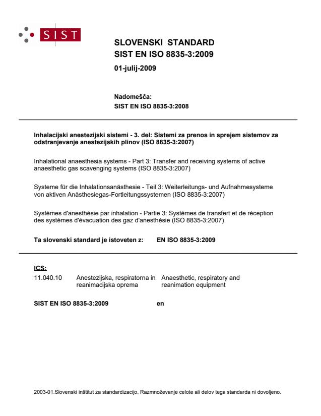 EN ISO 8835-3:2009