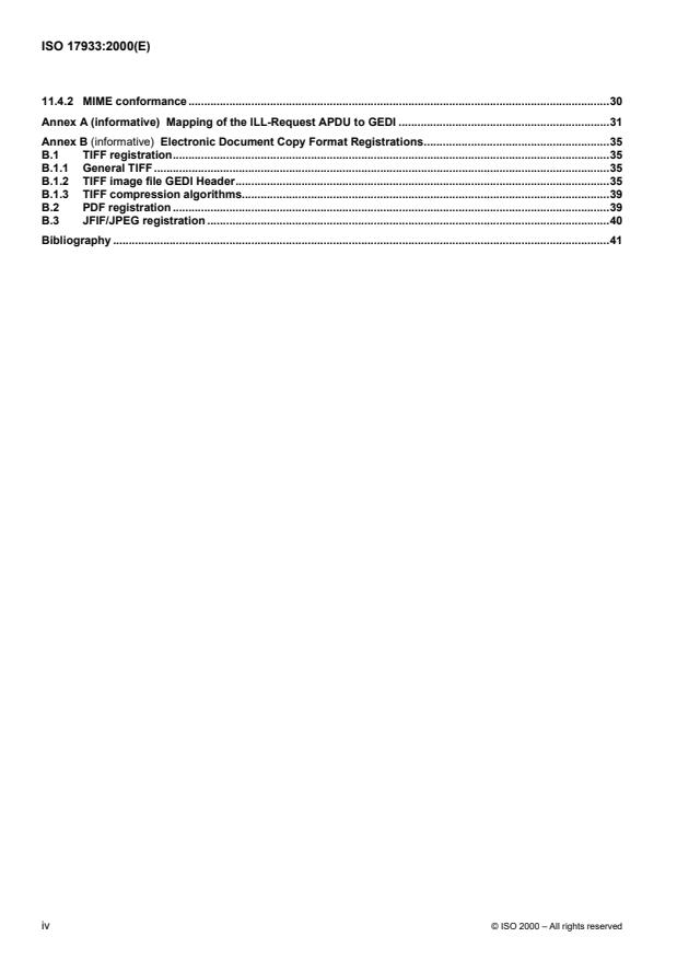 ISO 17933:2000 ISO 17933:2000 - GEDI -- Generic Electronic Document Interchange - Page 4 preview