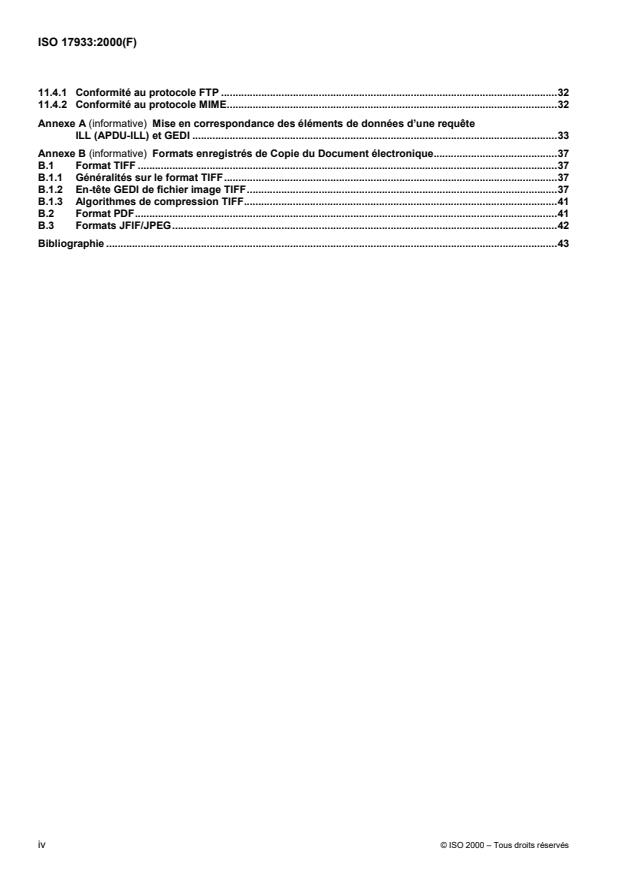 ISO 17933:2000 ISO 17933:2000 - GEDI -- Échange standard de documents électroniques - Page 4 preview