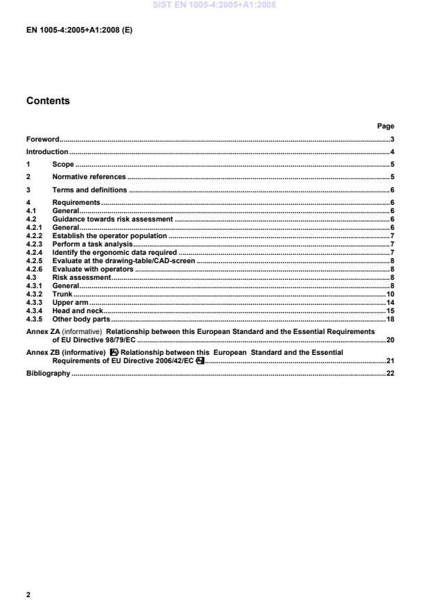 EN 1005-4:2005+A1:2008 EN 1005-4:2005+A1:2008 - Page 4 preview