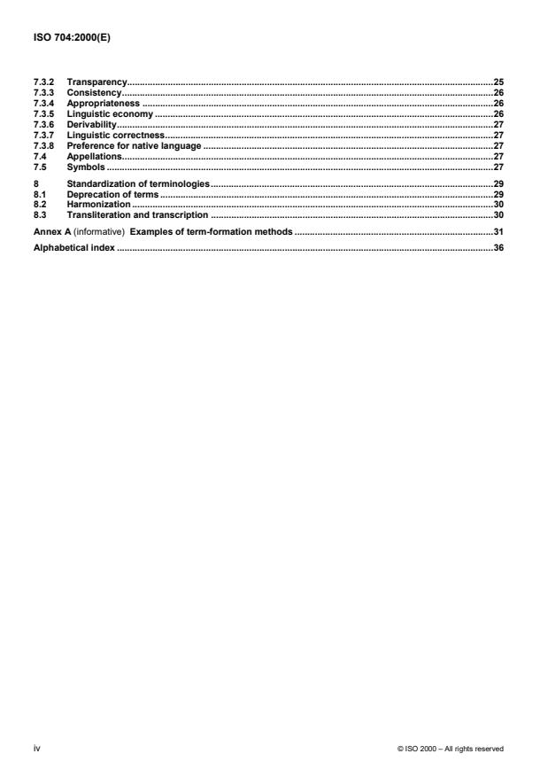 ISO 704:2000 ISO 704:2000 - Terminology work -- Principles and methods - Page 4 preview