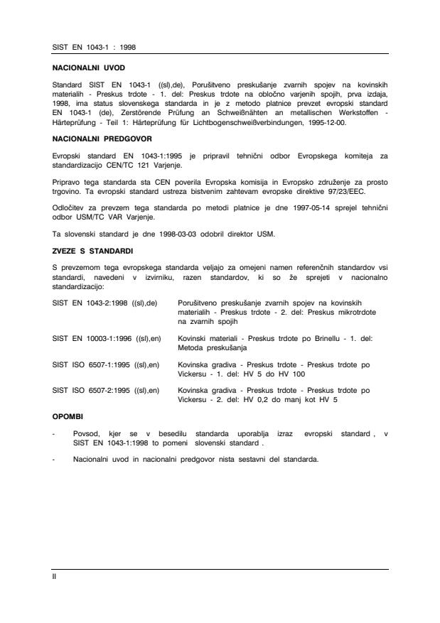 EN 1043-1:1995 EN 1043-1:1998 - Page 2 preview