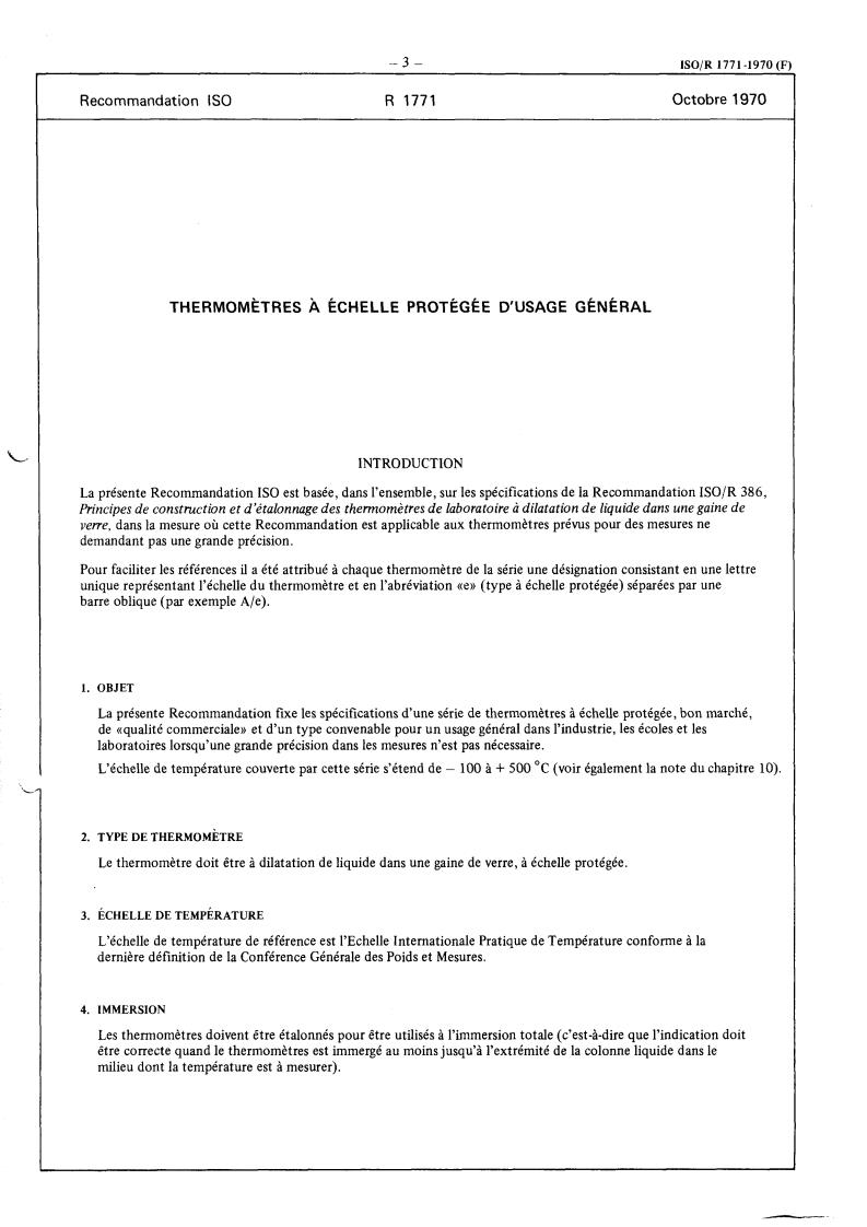 ISO/R 1771:1970 - Title missing - Legacy paper document
Released:1/1/1970