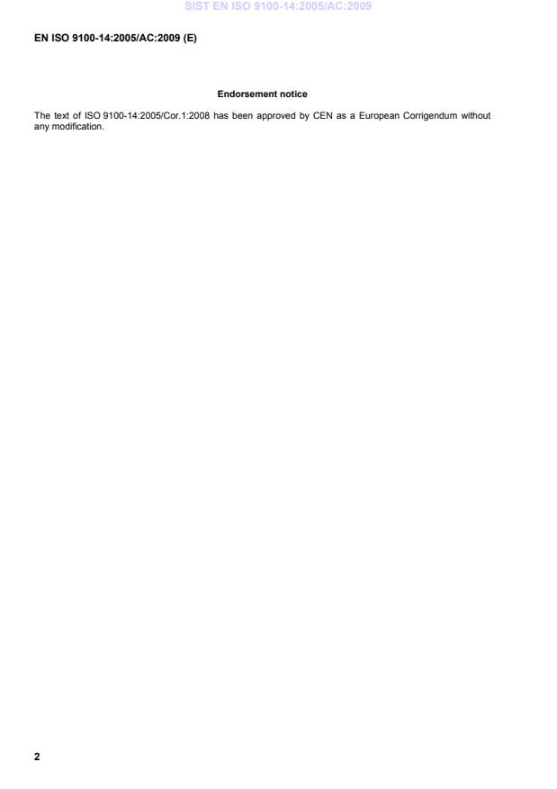 EN ISO 9100-14:2005/AC:2009 EN ISO 9100-14:2005/AC:2009 - Page 4 preview