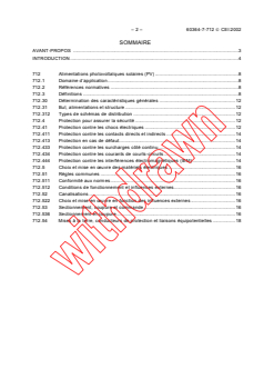 IEC 60364-7-712:2002 IEC 60364-7-712:2002 - Electrical installations of buildings - Part 7-712: Requirements for special installations or locations - Solar photovoltaic (PV) power supply systems
Released:5/22/2002
Isbn:2831863465 - Page 4 preview