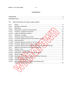 IEC 60364-7-712:2002 IEC 60364-7-712:2002 - Electrical installations of buildings - Part 7-712: Requirements for special installations or locations - Solar photovoltaic (PV) power supply systems
Released:5/22/2002 - Page 4 preview