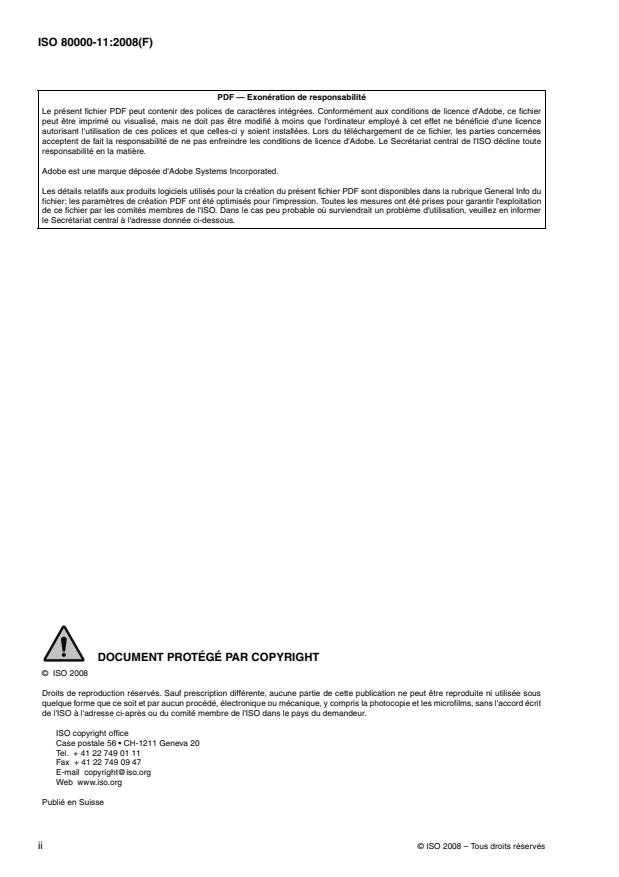 ISO 80000-11:2008 ISO 80000-11:2008 - Grandeurs et unités - Page 2 preview