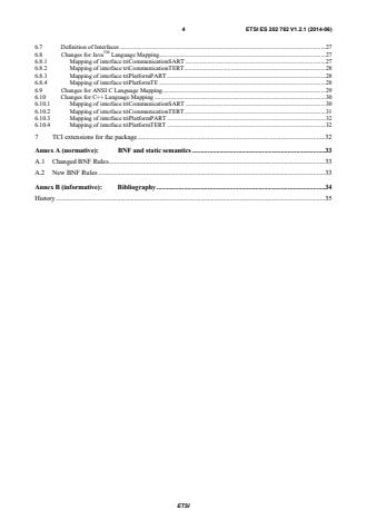 SIST ES 202 782 V1.2.1:2016 ETSI ES 202 782 V1.2.1 (2014-06) - Methods for Testing and Specification (MTS); The Testing and Test Control Notation version 3; TTCN-3 Language Extensions: TTCN-3 Performance and Real Time Testing - Page 4 preview