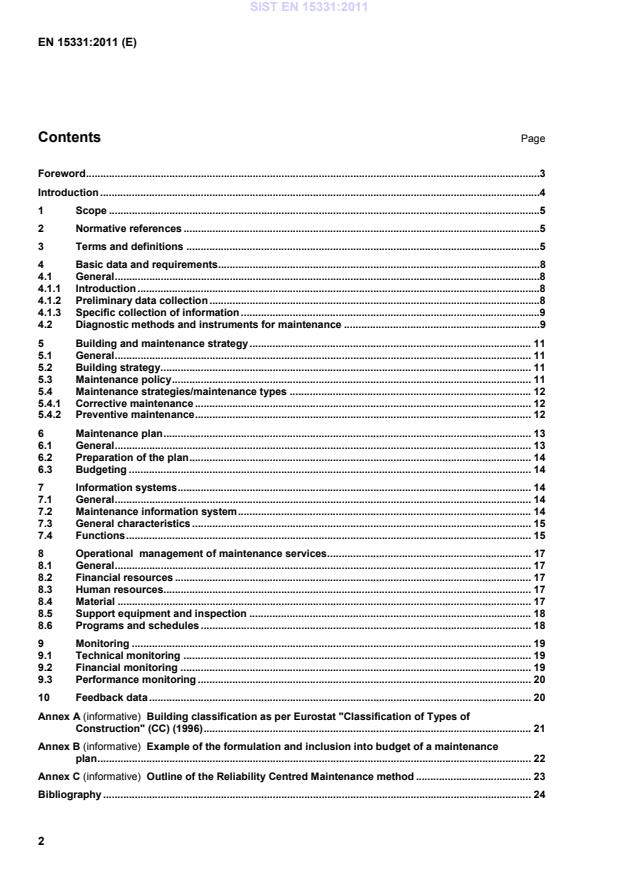 SIST EN 15331:2011 SIST EN 15331:2011 - Page 4 preview
