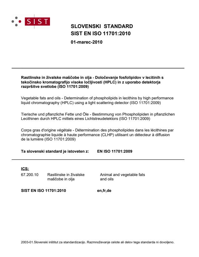 EN ISO 11701:2010