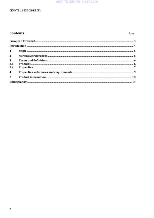 CEN/TS 14237:2015 TS CEN/TS 14237:2016 - Page 4 preview