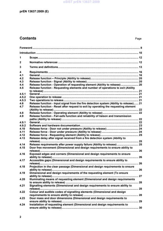 prEN 13637 prEN 13637:2009 - Page 4 preview