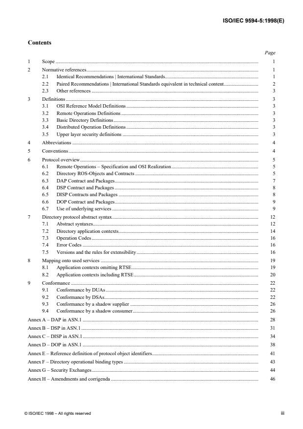 ISO/IEC 9594-5:1998 - Information technology -- Open Systems Interconnection -- The Directory: Protocol specifications