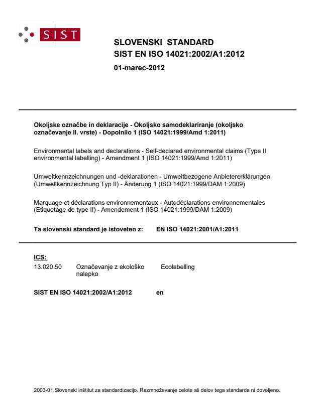 EN ISO 14021:2002/A1:2012