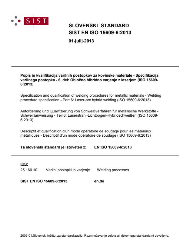 EN ISO 15609-6:2013