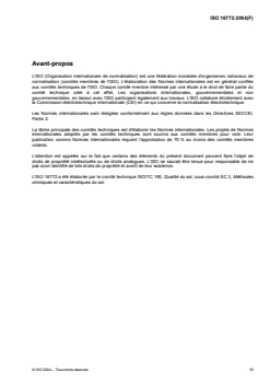ISO 16772:2004 - Qualité du sol — Dosage du mercure dans les extraits de sol à l'eau régale par spectrométrie d'absorption atomique de vapeur froide ou par spectrométrie de fluorescence atomique de vapeur froide
Released:6/10/2004 - Page 3 preview