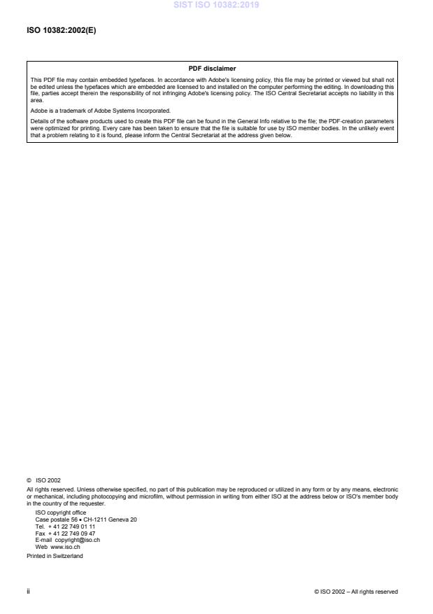 ISO 10382:2002 ISO 10382:2019 - Page 4 preview