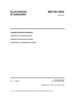 SIST EN 13670:2010 - Page 1 preview