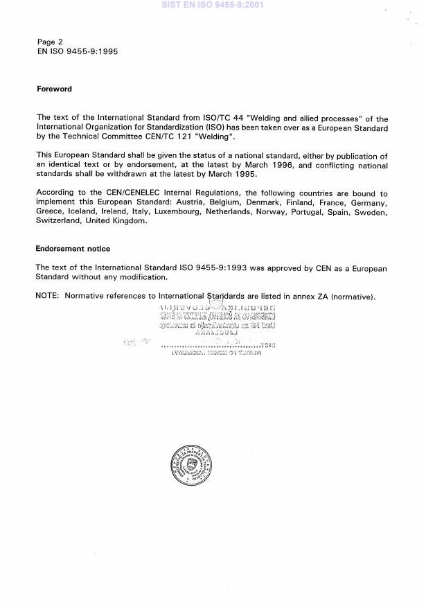 EN ISO 9455-9:1995 EN ISO 9455-9:2001 - Page 4 preview