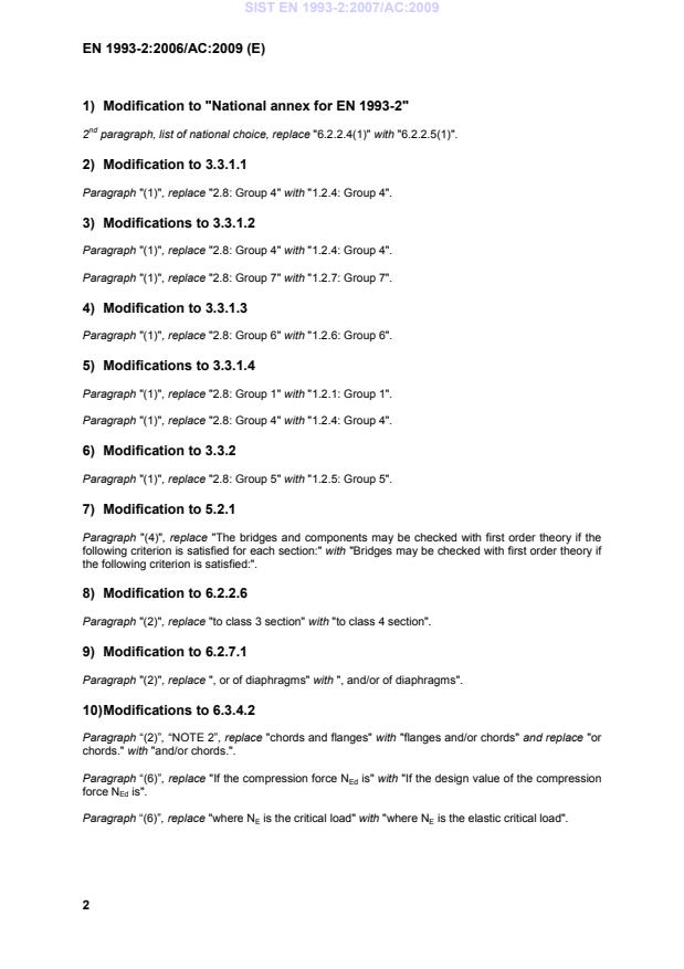 SIST EN 1993-2:2007/AC:2009 SIST EN 1993-2:2007/AC:2009 - Page 4 preview