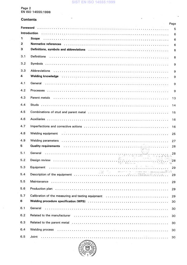 EN ISO 14555:1998 EN ISO 14555:1999 - Page 4 preview