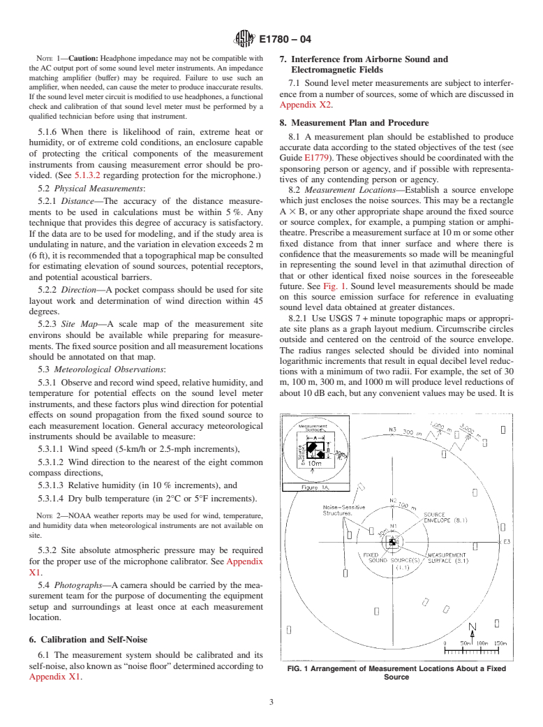 ASTM E1780-04 - Standard Guide for Measuring Outdoor Sound Received from a Nearby Fixed Source