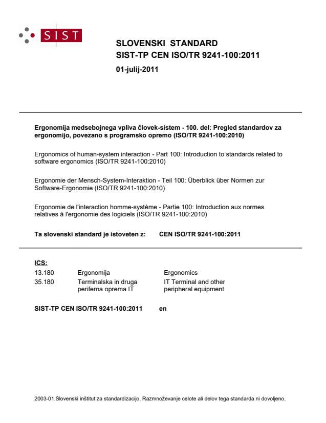 TP CEN ISO/TR 9241-100:2011