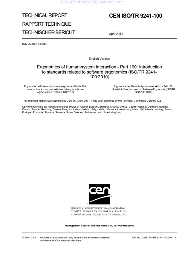 TP CEN ISO/TR 9241-100:2011