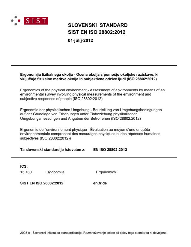 EN ISO 28802:2012