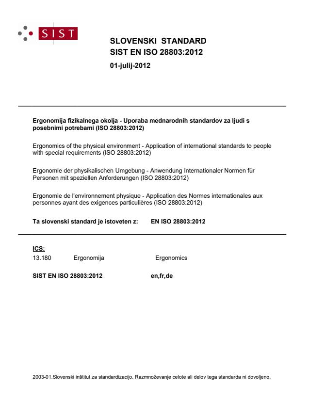 EN ISO 28803:2012