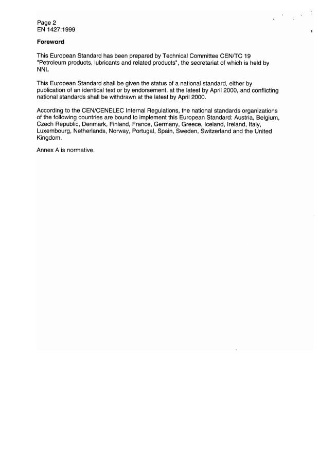 EN 1427:1999 EN 1427:2000 - Page 4 preview