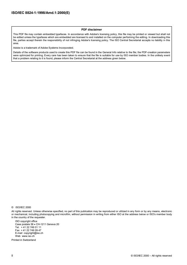 ISO/IEC 8824-1:1998/Amd 1:2000 ISO/IEC 8824-1:1998/Amd 1:2000 - Relative object identifiers - Page 2 preview