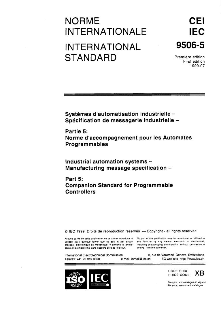ISO/IEC 9506-5:1999