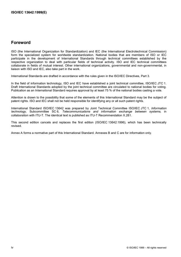 ISO/IEC 13642:1999 ISO/IEC 13642:1999 - Information technology -- Elements of management information related to the OSI Physical Layer - Page 4 preview