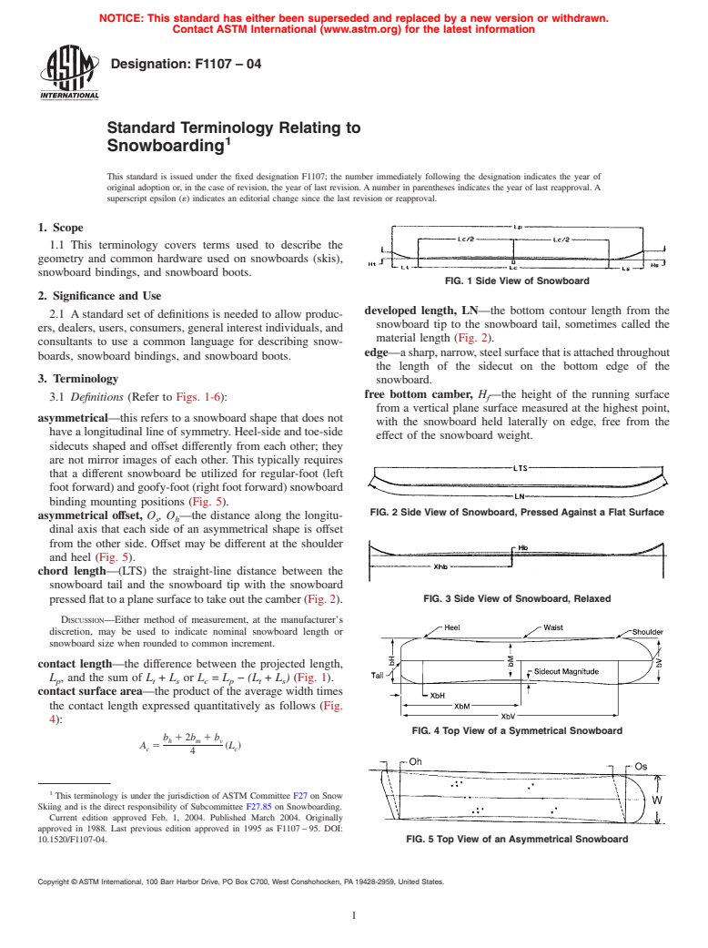 ASTM F1107-04 - Standard Terminology Relating to Snowboarding