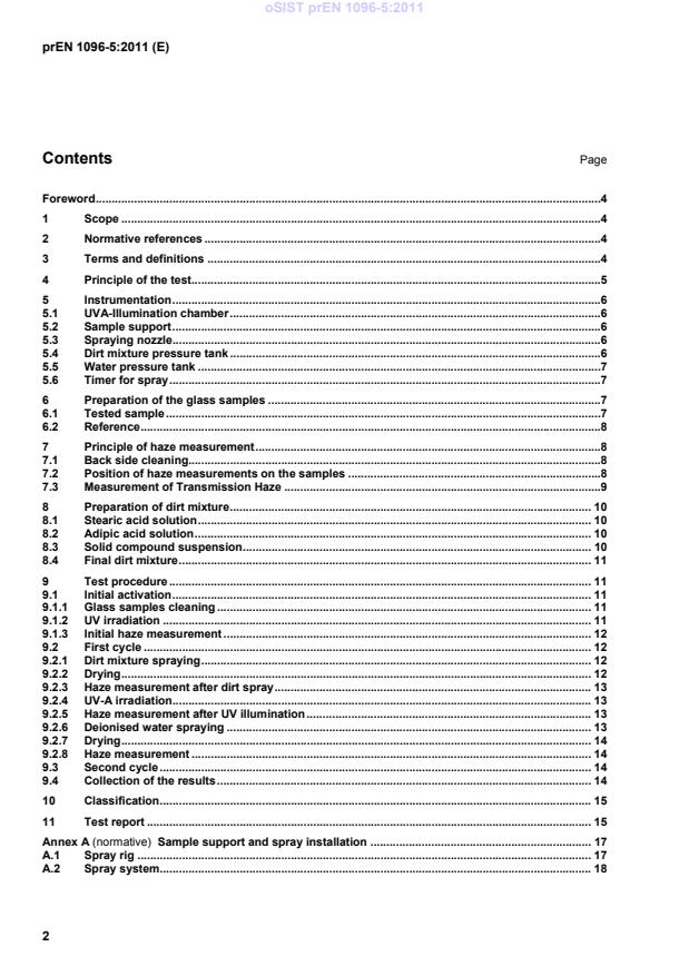 prEN 1096-5 prEN 1096-5:2011 - Page 4 preview