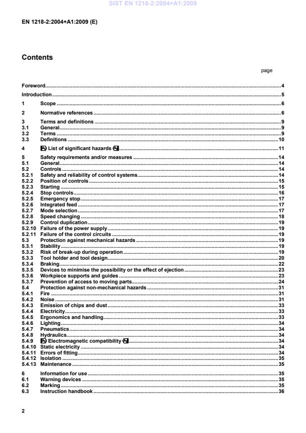 EN 1218-2:2004+A1:2009 EN 1218-2:2004+A1:2009 - Page 4 preview