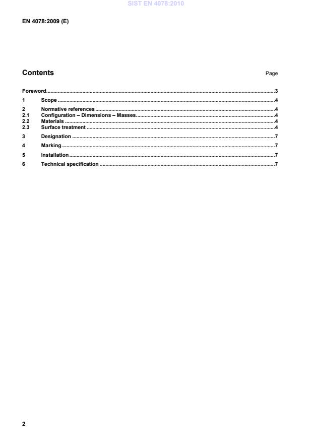 EN 4078:2009 EN 4078:2010 - Page 4 preview