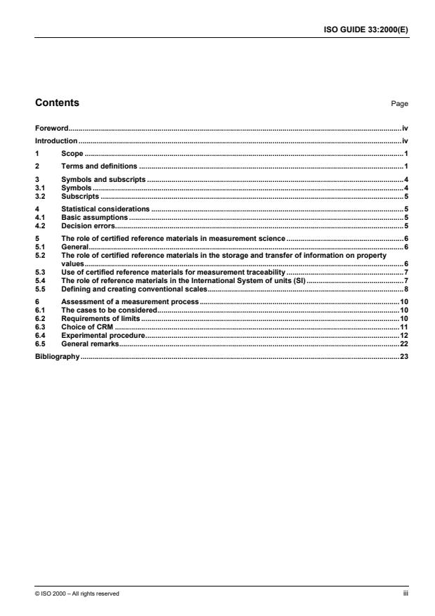 ISO Guide 33:2000 - Uses of certified reference materials