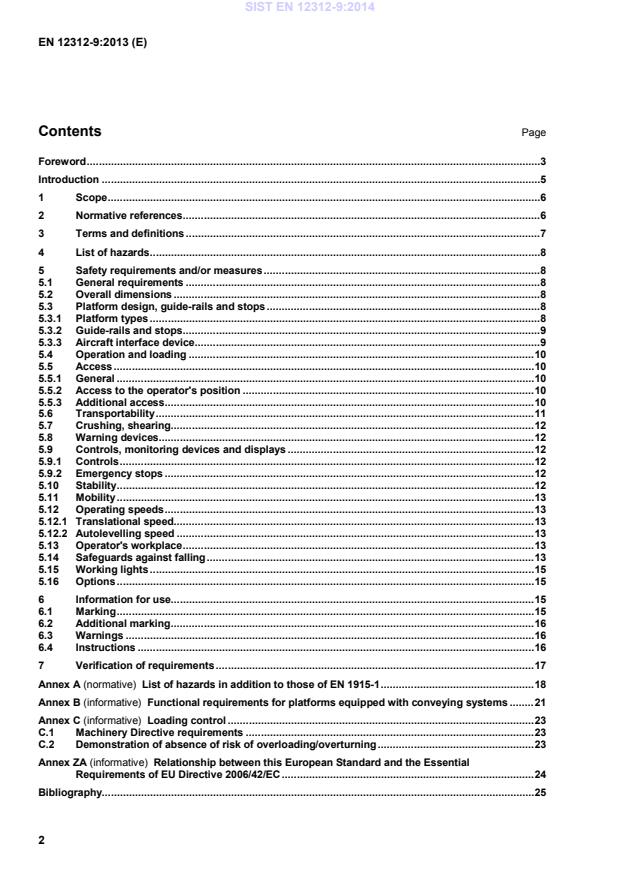 SIST EN 12312-9:2014 SIST EN 12312-9:2014 - Page 4 preview