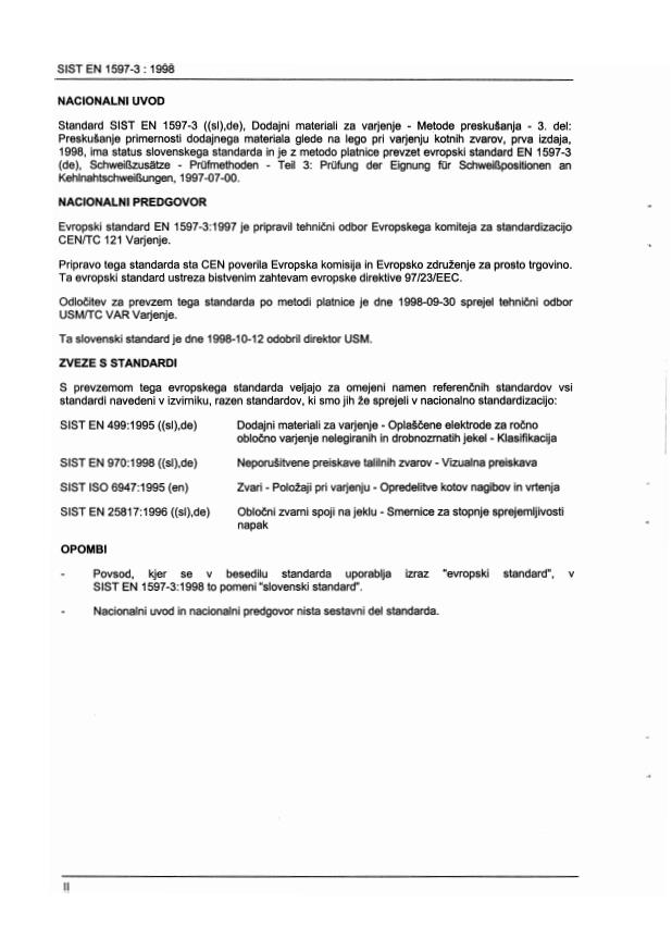 EN 1597-3:1997 EN 1597-3:1998 - Page 2 preview