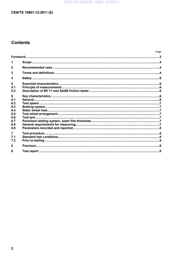 CEN/TS 15901-12:2011 TS CEN/TS 15901-12:2011 - BARVE - Page 4 preview