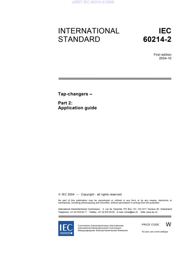 IEC 60214-2:2009