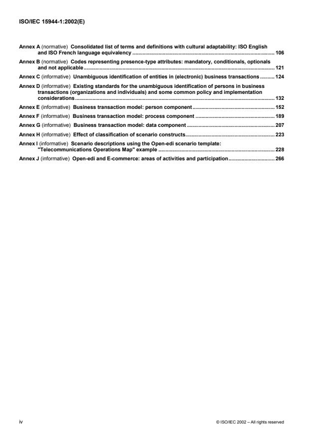 ISO/IEC 15944-1:2002 ISO/IEC 15944-1:2002 - Information technology -- Business agreement semantic descriptive techniques - Page 4 preview